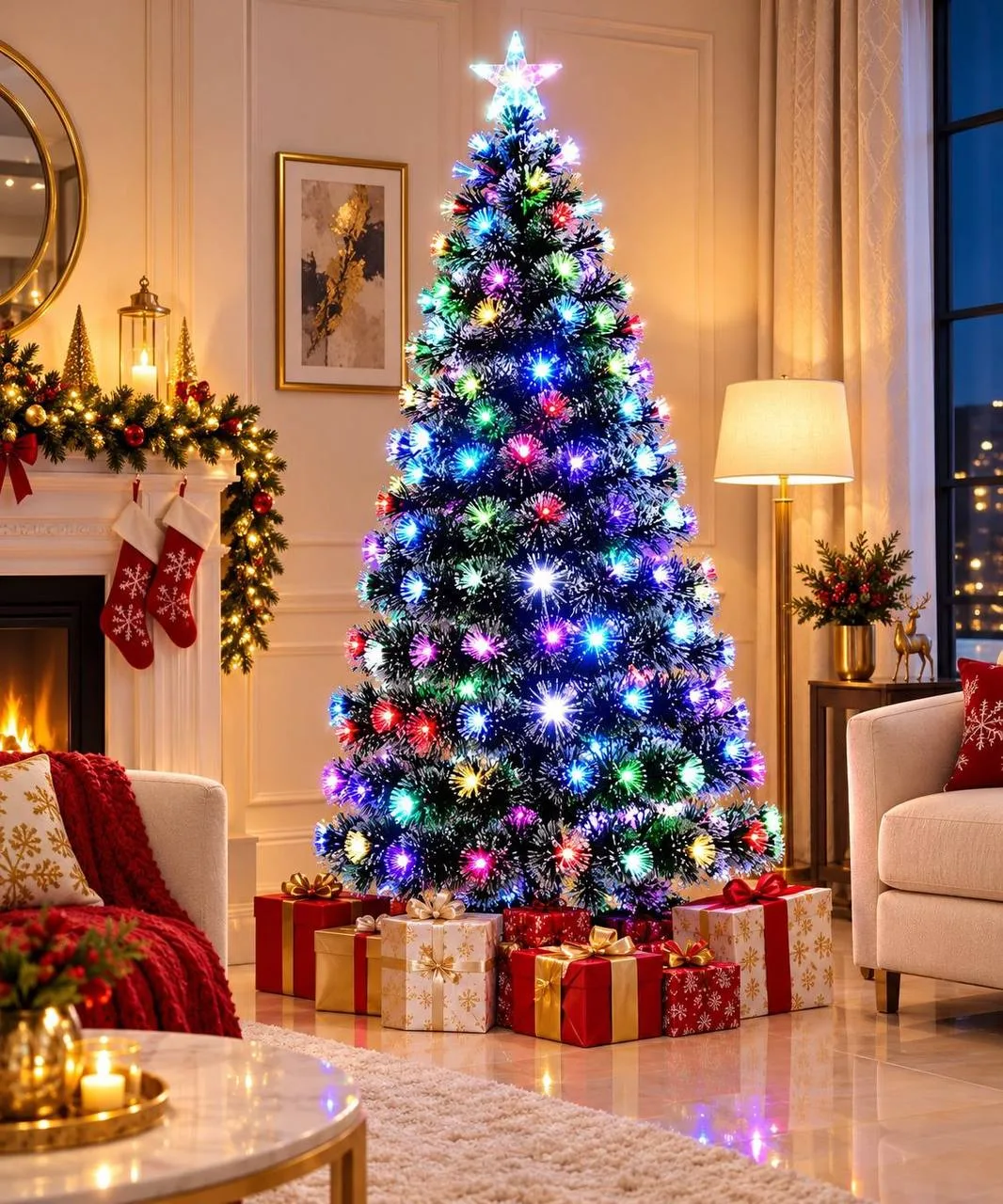 Christmas Tree with Light White Carton - Home & Office