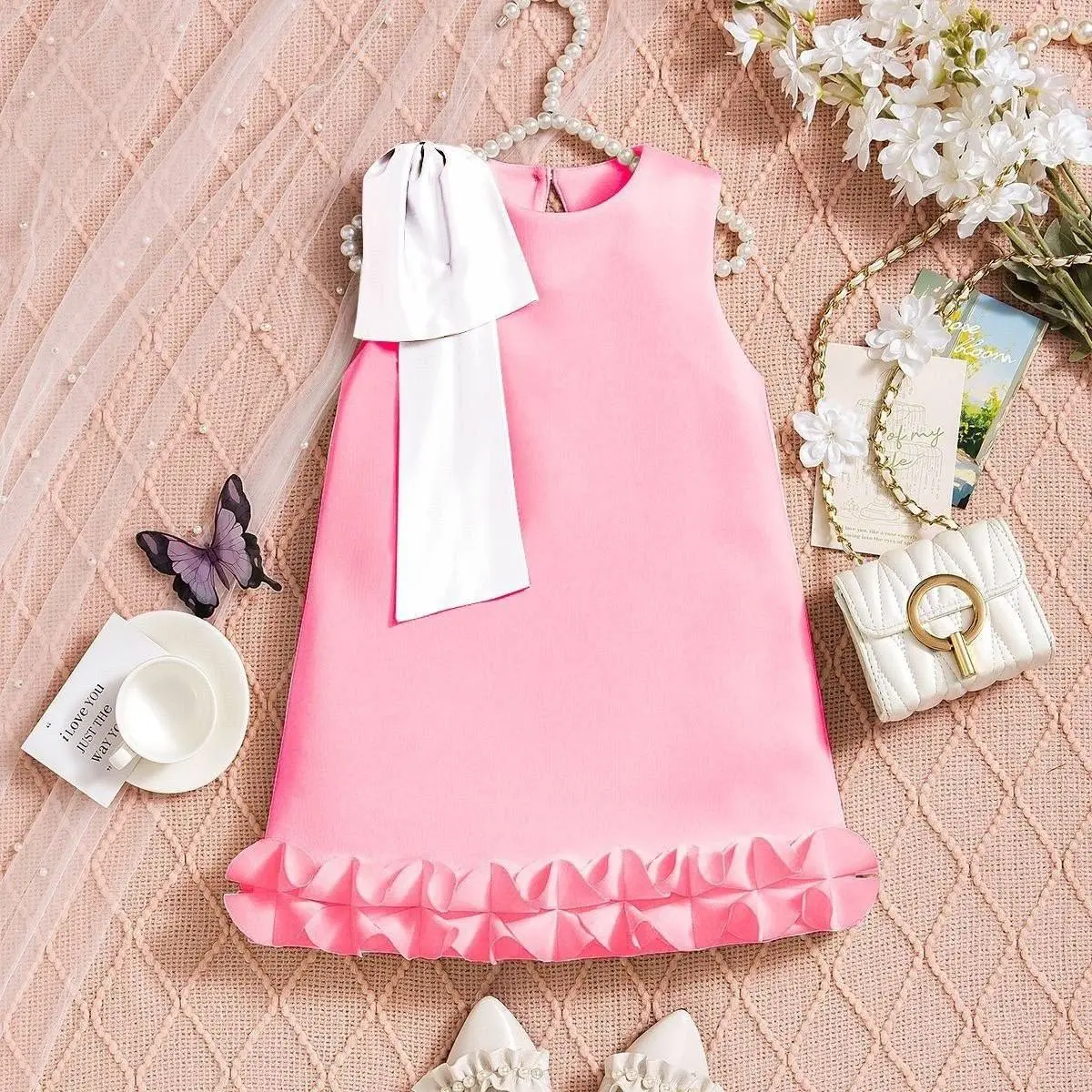 Kassandra Bow Gown for Kids