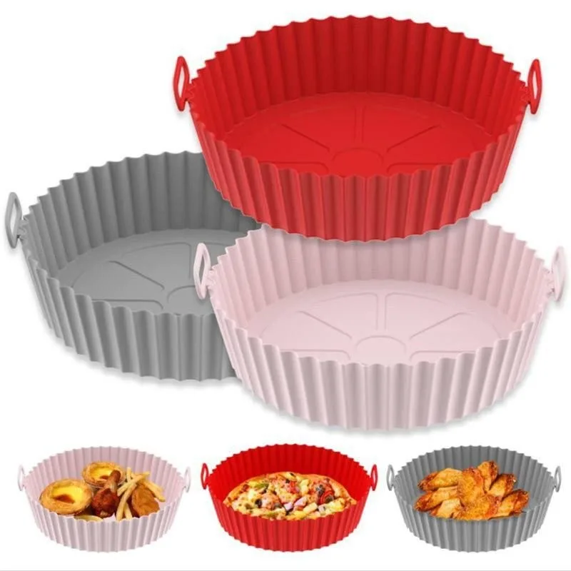 Round Airfryer Silicon Liner - Home & Kitchen Accessory