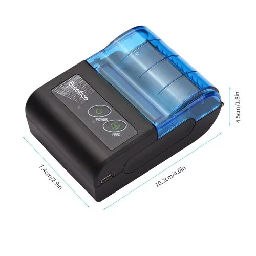 Mini Bluetooth Terminal Printer (Brand: Others) - Portable Printing for Phones and Gadgets