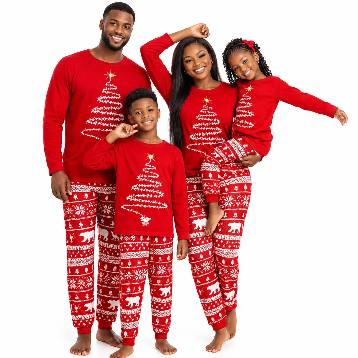 RED Christmas Pyjamas for Adults