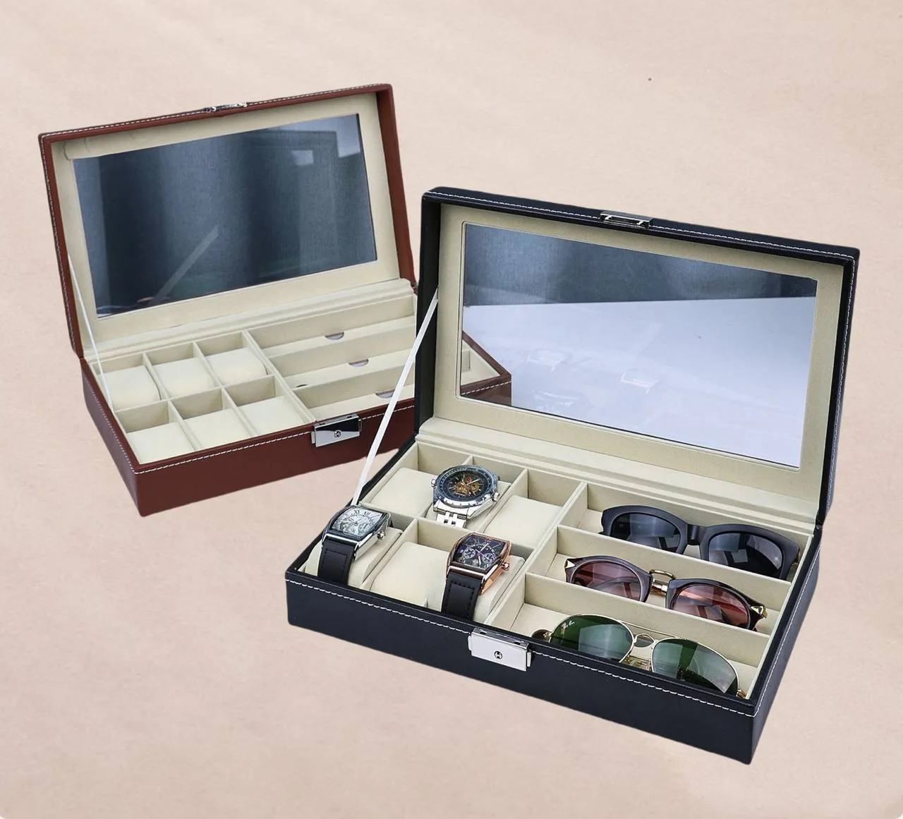 6 Watch and 3 Glasses Organiser
