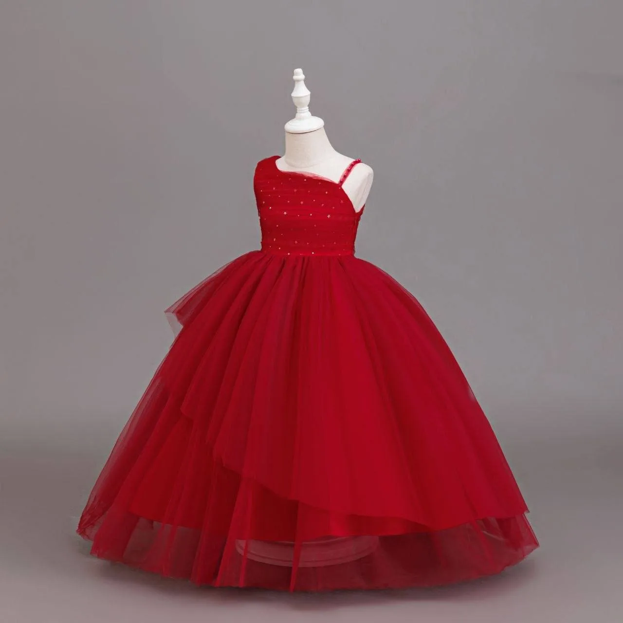 Victoria Gown for Kids - Red, Pink, Royal Blue, Green