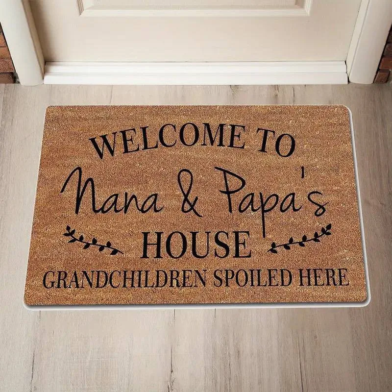 WELCOME TO NANA & PAPA HOUSE Doormat - Home & Office