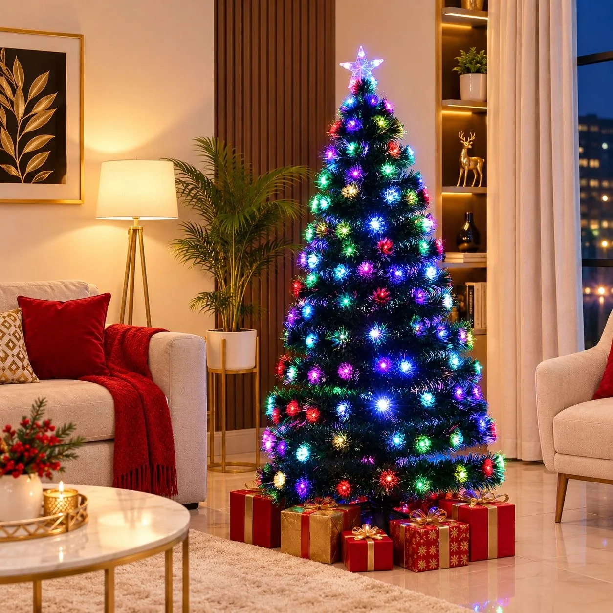 Christmas Tree with Light Green - Home & Office Decor